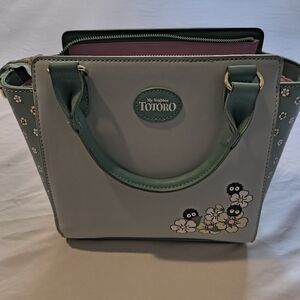Charming Totoro Handbag with Pom Poms